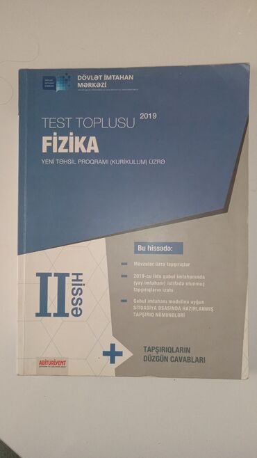 fizika qayda kitabı: Fizika 2ci hissə test toplu