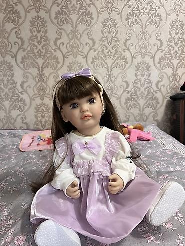 кукла реборн купить дешево: Покупали за 3000 сом, продаём за 2000 сом. Дочка ещё маленькая, и — 1