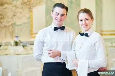 Hostes, qeydiyyatçılar: Ofisiant tələb olunur, Restoran, Gündəlik ödəniş, 18-29 yaş, 1 ildən az təcrübə
