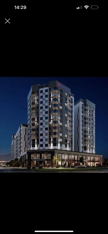 снять квартиру без риэлтора: 2 комнаты, 59 м², 9 этаж, ПСО (под самоотделку)