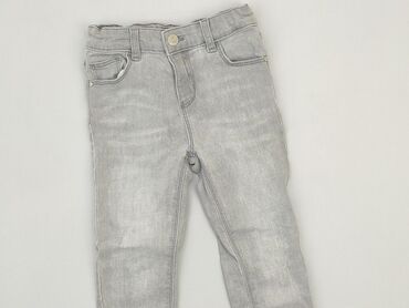 czarne jeansy na gumce: Jeans, 4-5 years, 110, condition - Very good