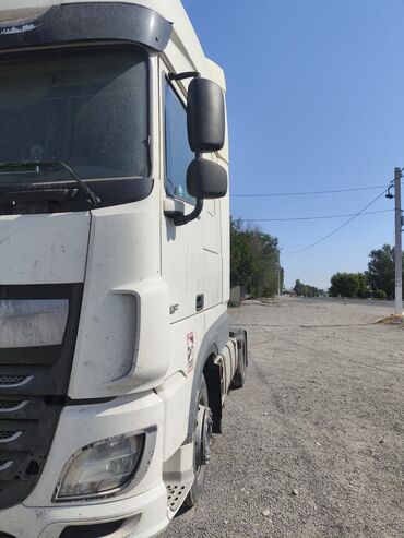 купить фуру с прицепом бу: Тягач, DAF, 2017 г., Тентованный
