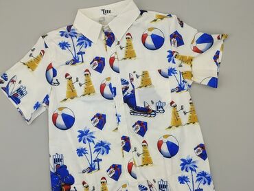 białe letnie bluzki damskie: Shirt, M (EU 38), condition - Perfect