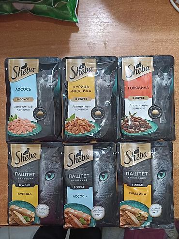 Sheba — набор влажных кормов для кошек в паучах, ассорти вкусов