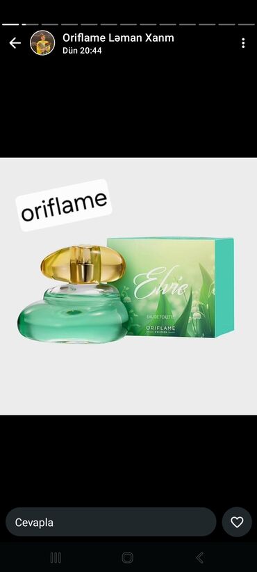 Ətriyyat: Orginal oriflame mehsullar istiyen yazsiịn🥰😍 — 10