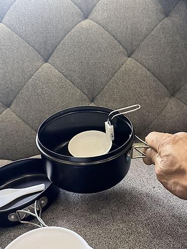 Наборы посуды для готовки: Полевой набор посуды для готовки WILD COOKING SET HM166-C3 Компактный — 13