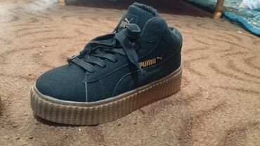 женские сникерсы: Өтүктөр, 35.5, Puma, Жаңы, түсү - Кара, Өзү алып кетүү