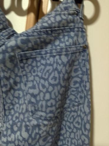 pull and bear belgrade: Zenske farmerke,velicina 36.Animal print.Korisceno,bez ostecenja.Cena — 3