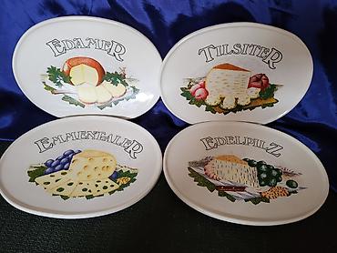 Kuhinjski setovi: Tanjiri za sireve iz 70,80ih.godina. Tanjiri nemacki za — 7