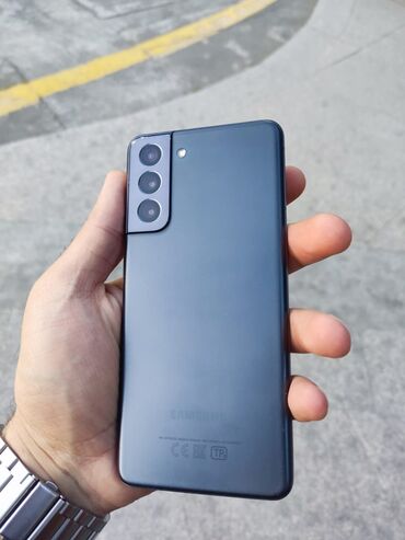 samsung s21 satılır: Samsung Galaxy S21 | 128 GB | rəng - Boz | Sensor, Barmaq izi, Simsiz şarj