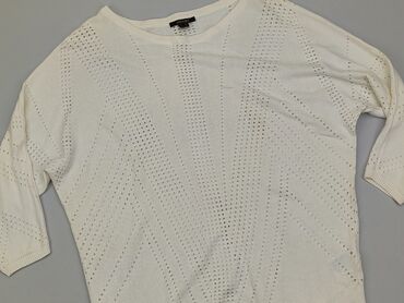 białe t shirty z dekoltem v: Sweter, Esmara, L, stan - Bardzo dobry
