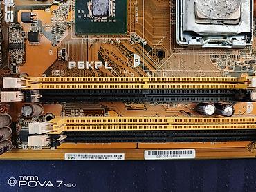 hard disk pc: ASUS P5KPL ana plata + LGA775 prosessor Xüsusiyyətlər: - Model: ASUS — 1