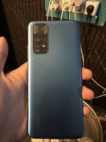 купить redmi note 9: Redmi, Redmi Note 11, 128 ГБ, түсү - Көк, 2 SIM