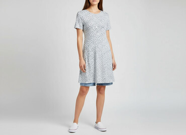 sukienka trapezowa na wesele plus size: H&M, Women`s dress, size M