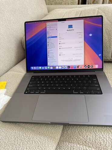 ноутбуки в бишкеке бу: Ноутбук, Apple, 16 ГБ ОЗУ, Apple M1 Pro, 16 ", память NVMe SSD