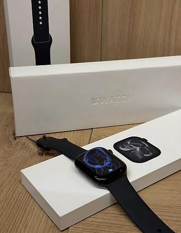 Apple Watch Series 11 – 46mm jet black Qara 🔥 Ən son model – Series