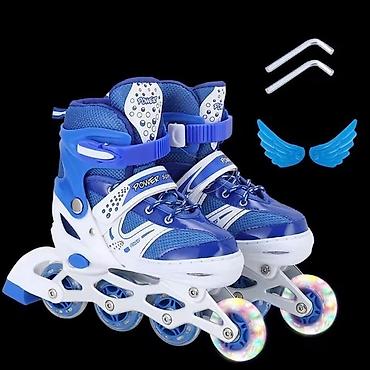 Roleri i rolšue: 🔊🔊🔊NOVO🔊🔊🔊 ROLERI 👉Roleri sa silikonskim tockicima i metalnom sinom — 14