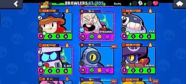 komputer vakansiya: Brawl Stars hesabı – inkişaf etmiş profil - Kupa: 40,530+ - Səviyyə — 3