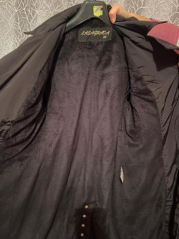 Пальто: Пальто, Тренчкот, Осень-весна, Стеганый, По колено, Приталенная модель — 6