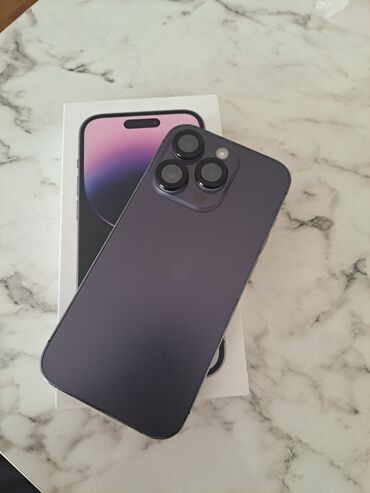 Мобильные телефоны и аксессуары: IPhone 14 Pro, 128 ГБ, Deep Purple, Face ID