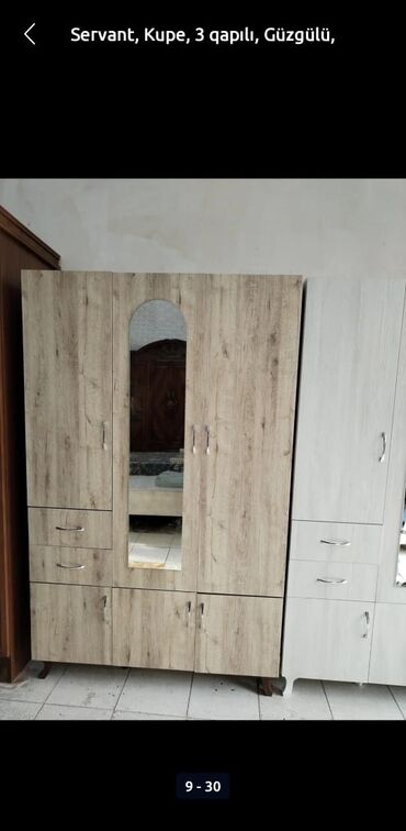 Dolablar: Yeni, Açılan, 3 qapılı Düz dolab, Dolab-asılqan, Azərbaycan — 22