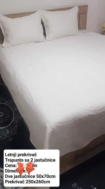 Posteljina: #Prekrivač Trapunto sa 2 - jastučnice Cena 2700 din Akcija traje do — 16