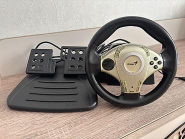 Genius sükan və pedallar dəsti – kompüter və konsollar üçün yarış