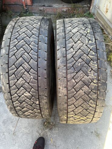 Шины и диски: Шины 315 / 60 / R 22,5, Лето, Б/у, Пара, Грузовики/Автобусы, Dunlop
