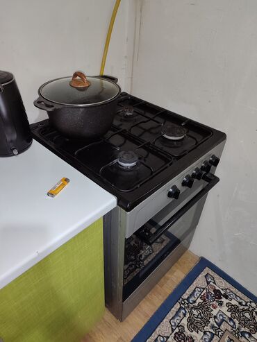 плита кухонная: Газовая, Механическое, Напольная