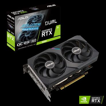 Комплектующие для ПК и ноутбуков: Видеокарта, Новый, Asus, GeForce RTX, 12 ГБ, Для ПК at lalafo.kg Комплектующие для ПК и ноутбуков: Видеокарта, Новый, Asus, GeForce RTX, 12 ГБ, Для ПК