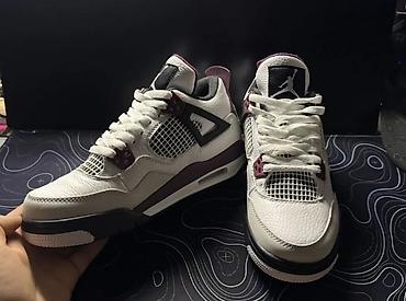 jordan 4: Кроссовки баскетбольные в стиле Jordan 4. - Верх: фактурная — 1