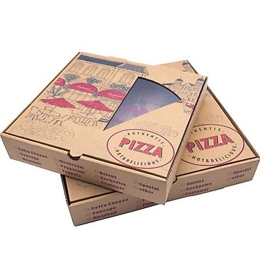 take away: Pizza qutuları – loqolu və loqosuz - Material: möhkəm, qida ilə təmas — 5