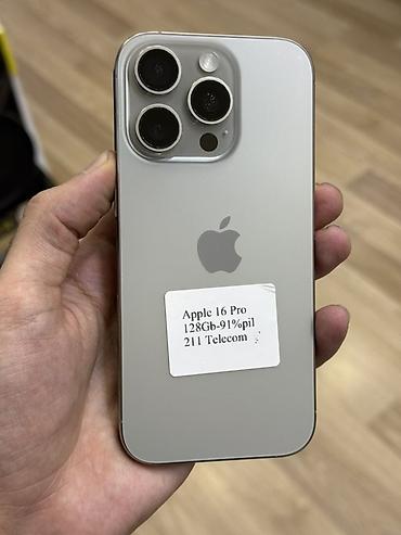 fly e147 tv: IPhone 16 Pro, 128 GB, Gümüşü, Face ID — 1