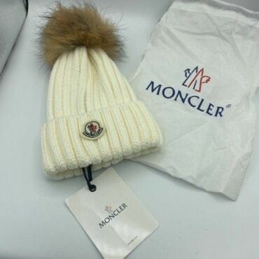 kape ps fashion: Moncler zimske kape Prirodno krzno od lisice Univerzalna velicina