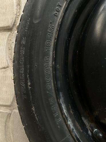 мото ролик: Колеса в сборе 135 / >80 / R 16, Всесезонная, Б/у, Запаска, Легковые, Железные, отверстий - 5 — 5