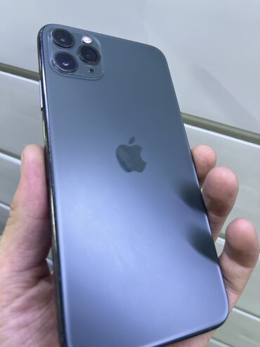 айфон 11 про бу цена в бишкеке: IPhone 11 Pro Max, Б/у, 256 ГБ, Matte Midnight Green, Защитное стекло, Чехол, 85 %