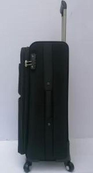 Putni koferi i torbe: Reddy Wenge kofer na točkiće – tekstilni, crne boje - Dimenzije — 12