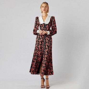 повседневные платья для женщин 50 лет купить: Повседневное платье, Осень-весна, Длинная модель, M (EU 38)