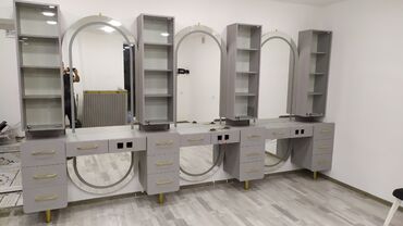 ütu masası: Gözəllik salonu üçün professional vizaj/saç ustası modulu - 4 iş yeri
