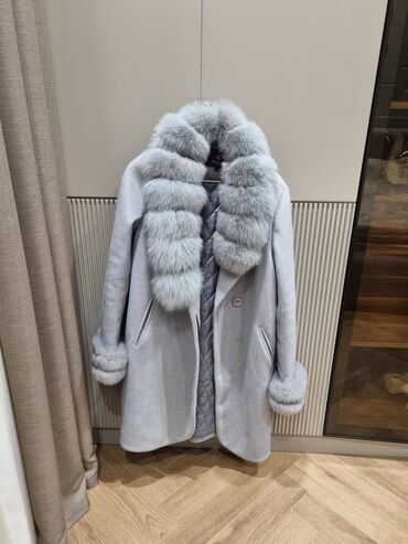женское зимнее стеганое пальто: Пальто, XL (EU 42), цвет - Серый
