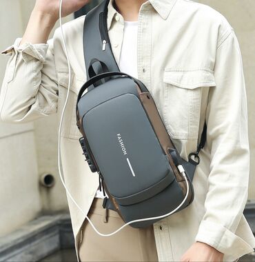 сумка плечо: Спортивная сумка-слинг с защитой от кражи через плечо Имеет-usb