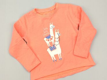 bluzka czerwona: Sweatshirt, 2-3 years, 92-98 cm, condition - Very good