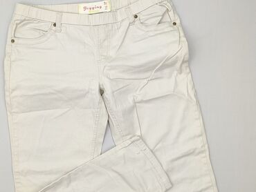 Material trousers for women, size 2XL (EU 44)