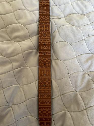 Kəmərlər: ASOS Leather Belt With Antique E – dəri kəmər - Brend: ASOS - Model — 5