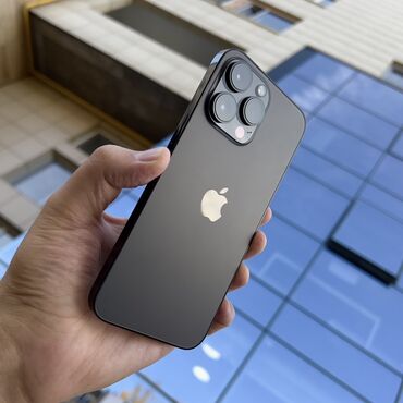 Apple iPhone: IPhone 14 Pro Max, Б/у, 256 ГБ, Черный, Защитное стекло, Чехол, Кабель, 100 %