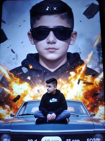 sac kəsimi: Xüsusi effektli foto və afişa dizaynı xidməti - Portretlərinizi kino — 2
