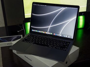 ноутбук бу ош: Ультрабук, Apple, 16 ГБ ОЭТ, Apple M1, 13.3 ", Колдонулган, Жумуш, окуу үчүн, эс тутум SSD
