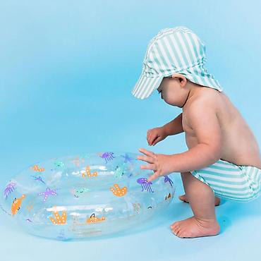led oci: Swim Essentials šlauf 55 cm – prozirni dečiji gumeni prsten za vodu sa — 1