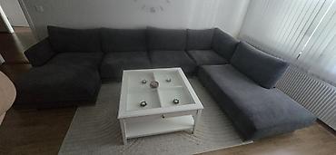 Ugaone garniture: - Oblik: prostrani ugaoni trosed u obliku slova U, sa ležajnim — 2