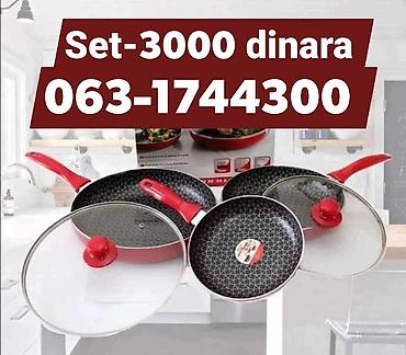 radne cipele patike: Set od tri tiganja Spider
Titanijum mreža — 1